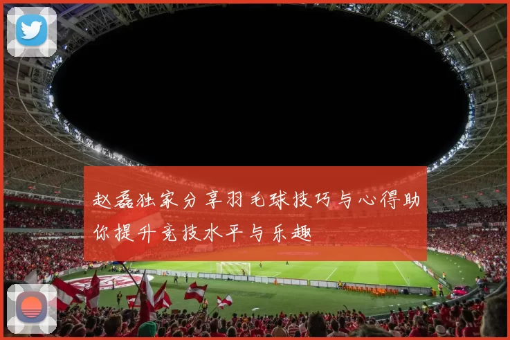 赵磊独家分享羽毛球技巧与心得助你提升竞技水平与乐趣